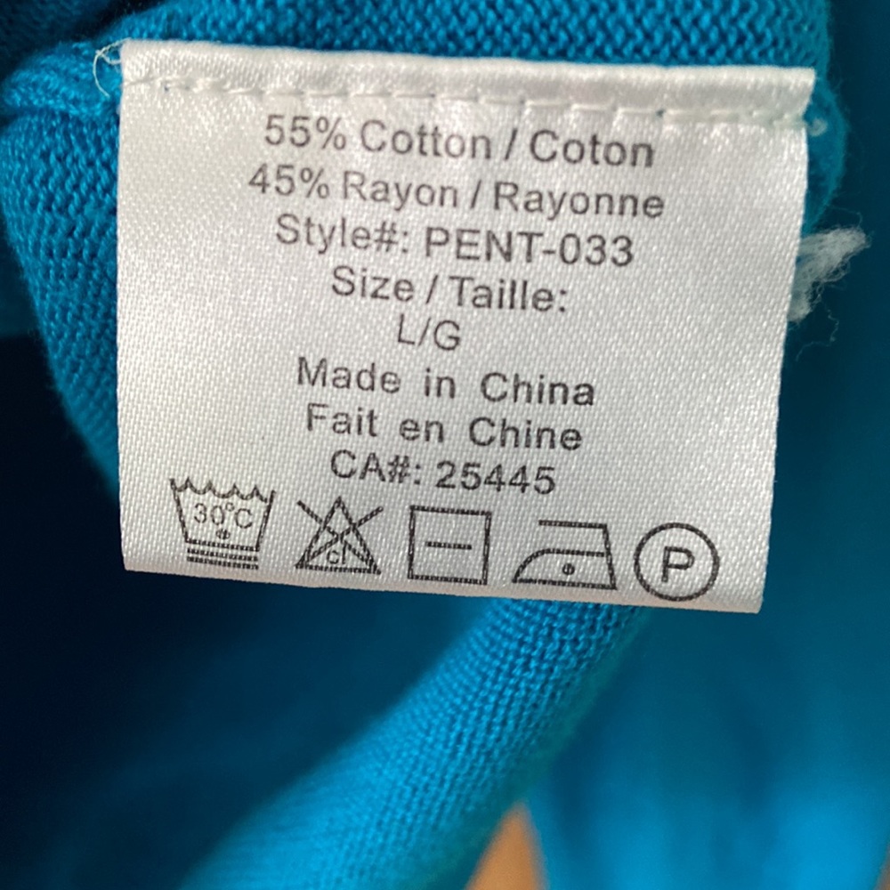 Blue basic sweater - Picture 3 of 4